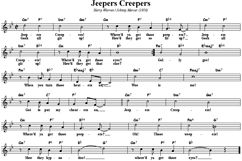 Repertoire Lyrics J